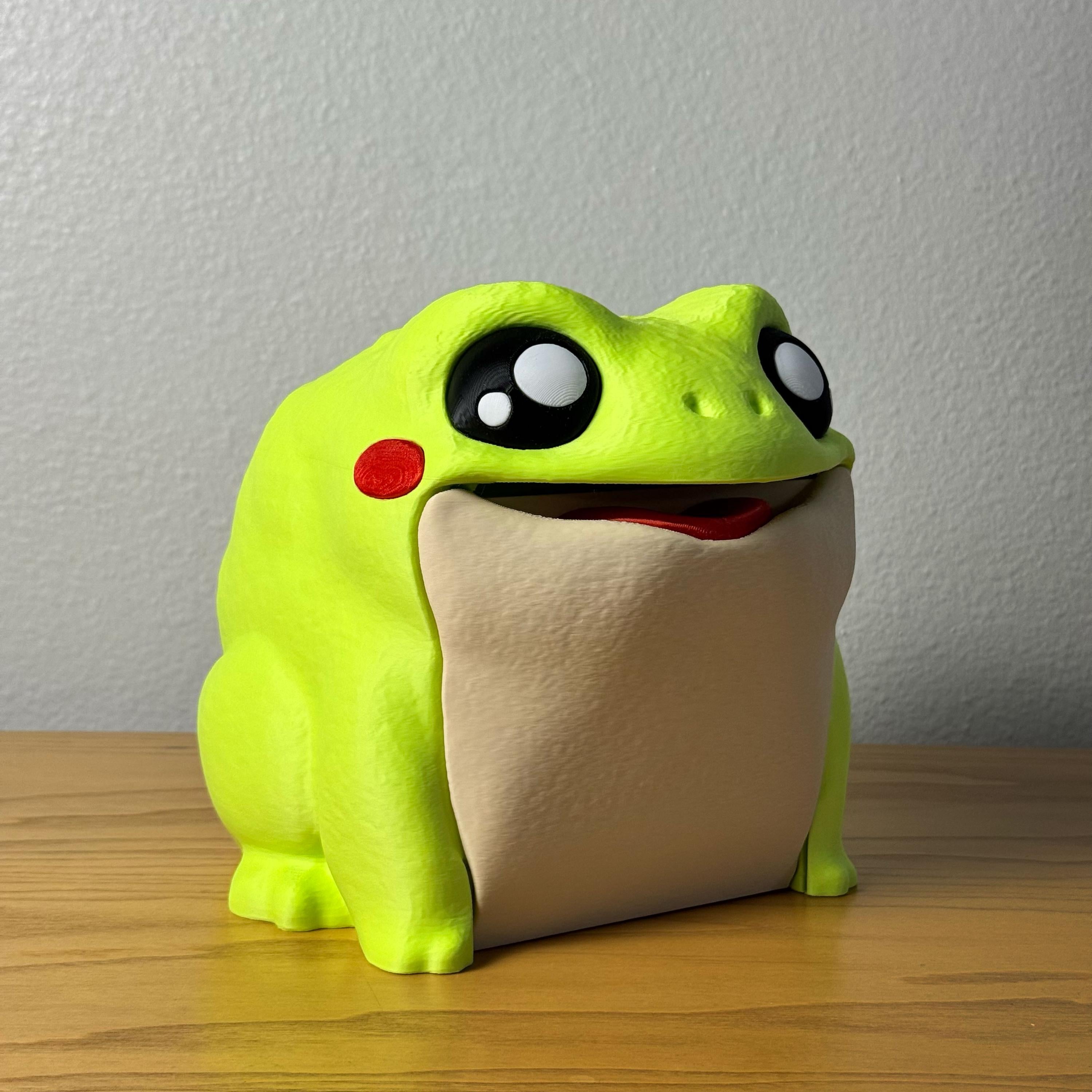 Frog Holder – Funny 3D Printed Toilet Paper Buddy