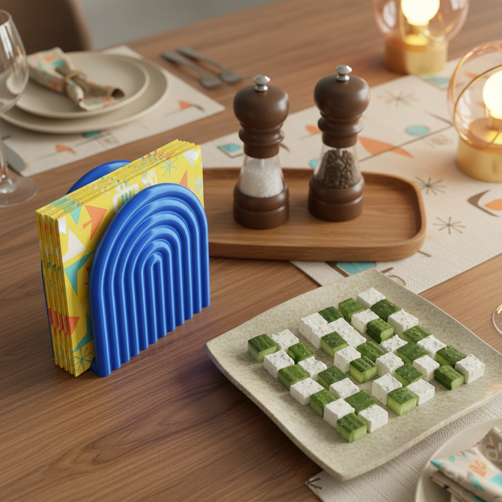 Modern Rainbow Arch Napkin Holder
