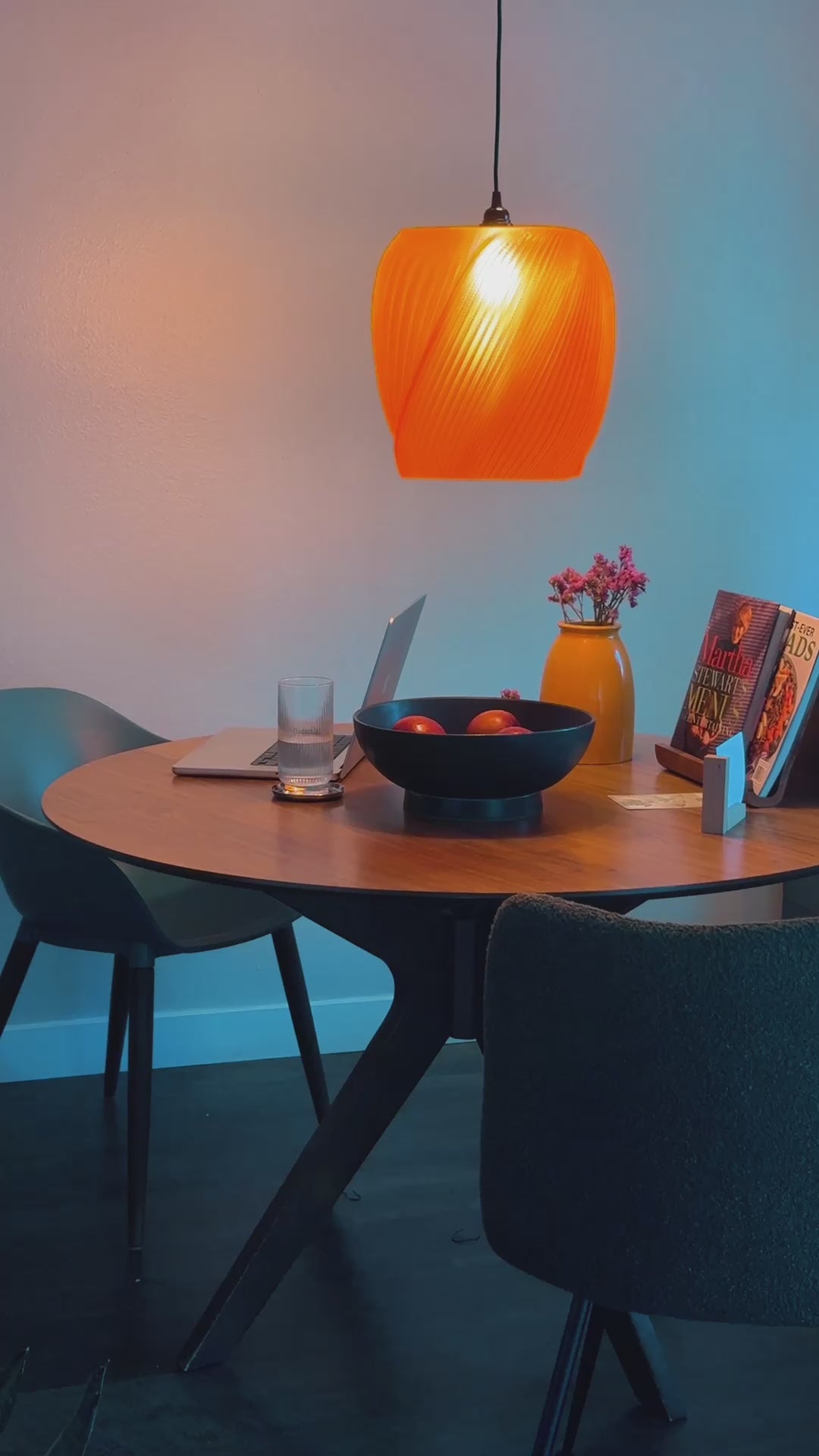 ARYZ Divide Pendant Light | Modern 3D Printed Plug-In Hanging Lamp